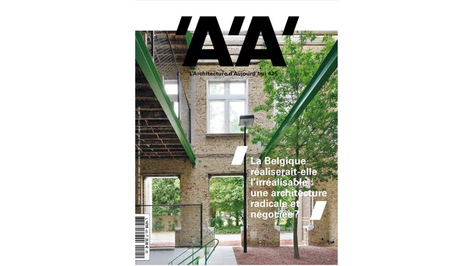 article dans L’Architecture d’Aujourd’hui n°425 juin 2018