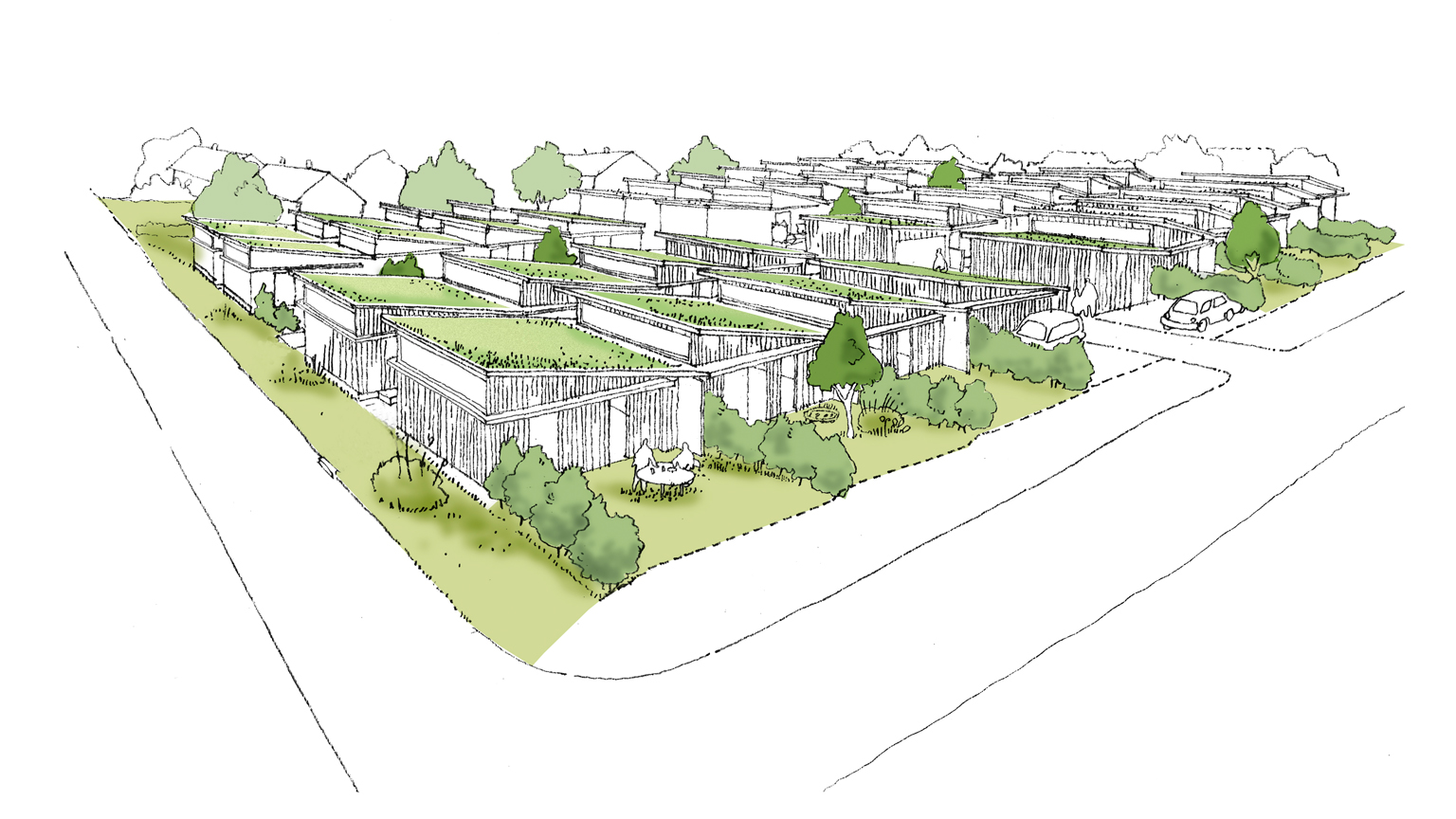 Logements de la ZAC des Terres Blanches