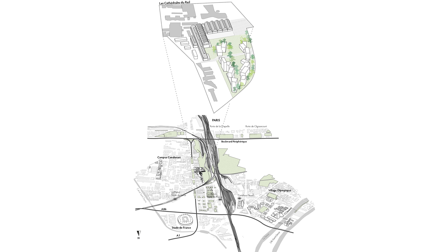 Mise en valeur du site des Cathédrales du Rail