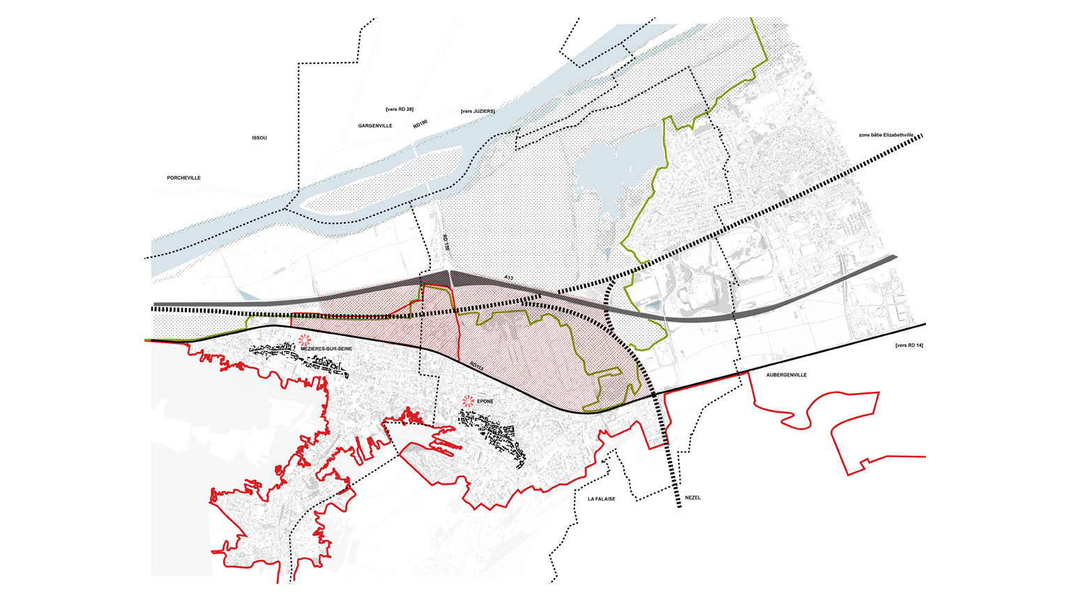 Etude Urbaine et paysagère, secteur de la Gare d’EPONE-MEZIERES