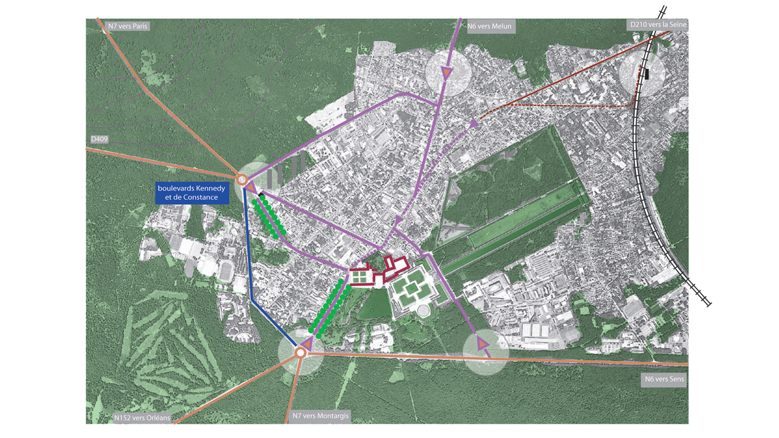 Requalification des boulevards J.F Kennedy et de Constance