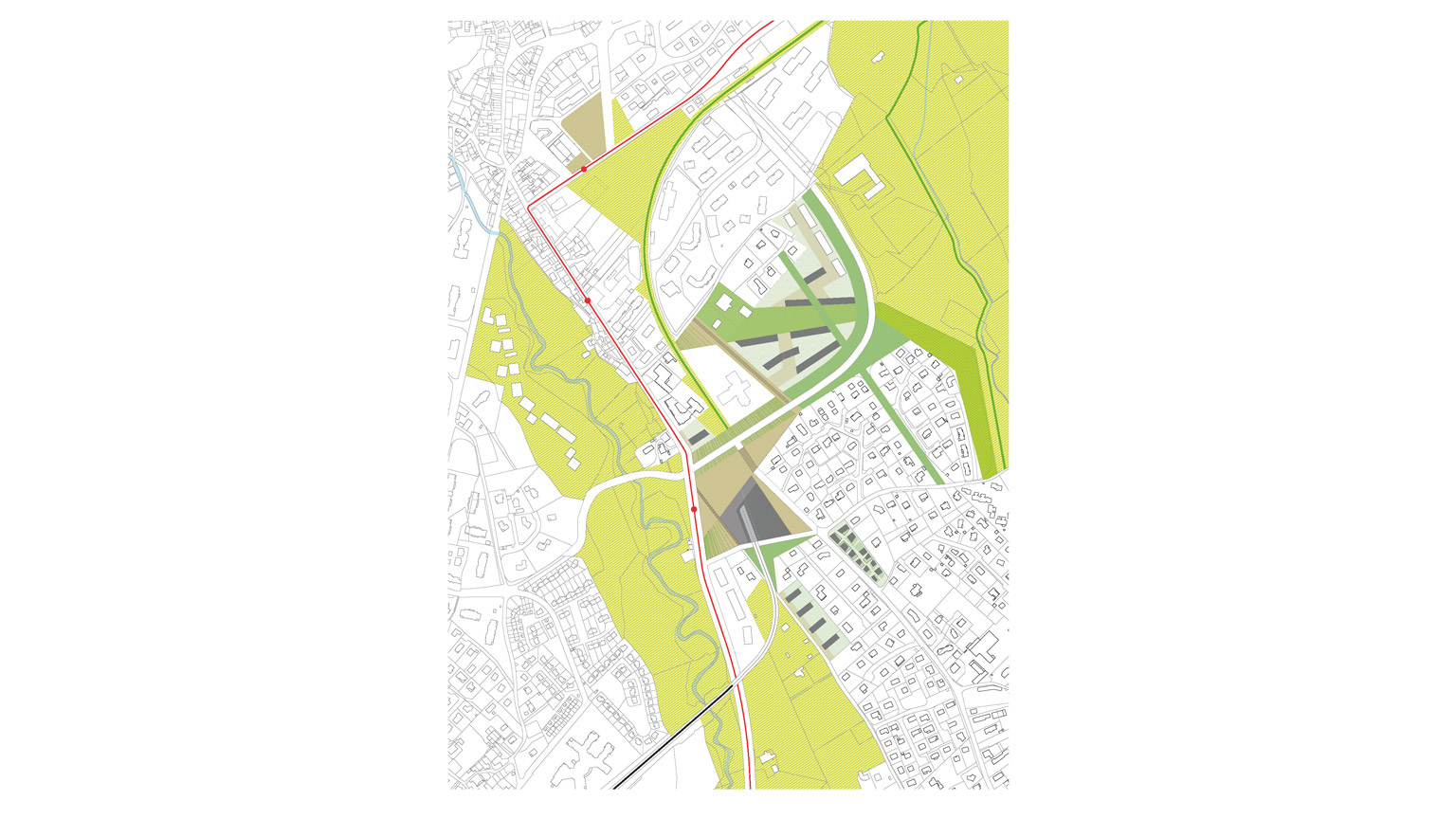 Schéma de Secteur RD 1005 communauté de communes du pays de Gex (74)