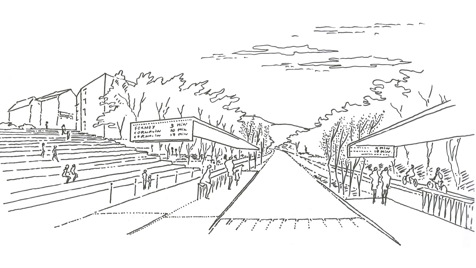 Schéma de Secteur RD 1005 communauté de communes du pays de Gex (74)