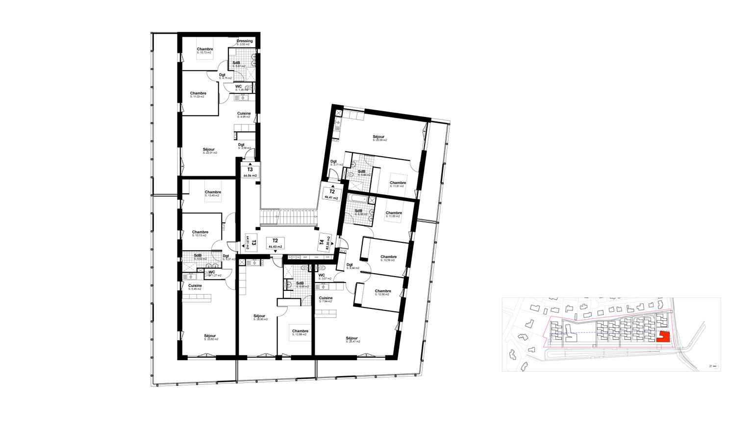 Logements de la ZAC Monges Croix-du-Sud