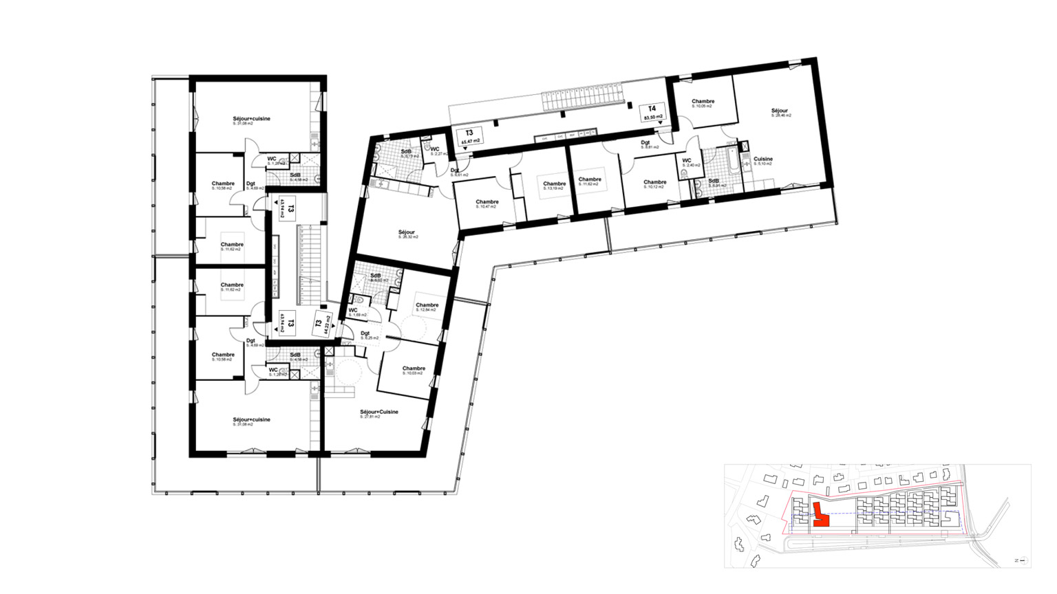 Logements de la ZAC Monges Croix-du-Sud