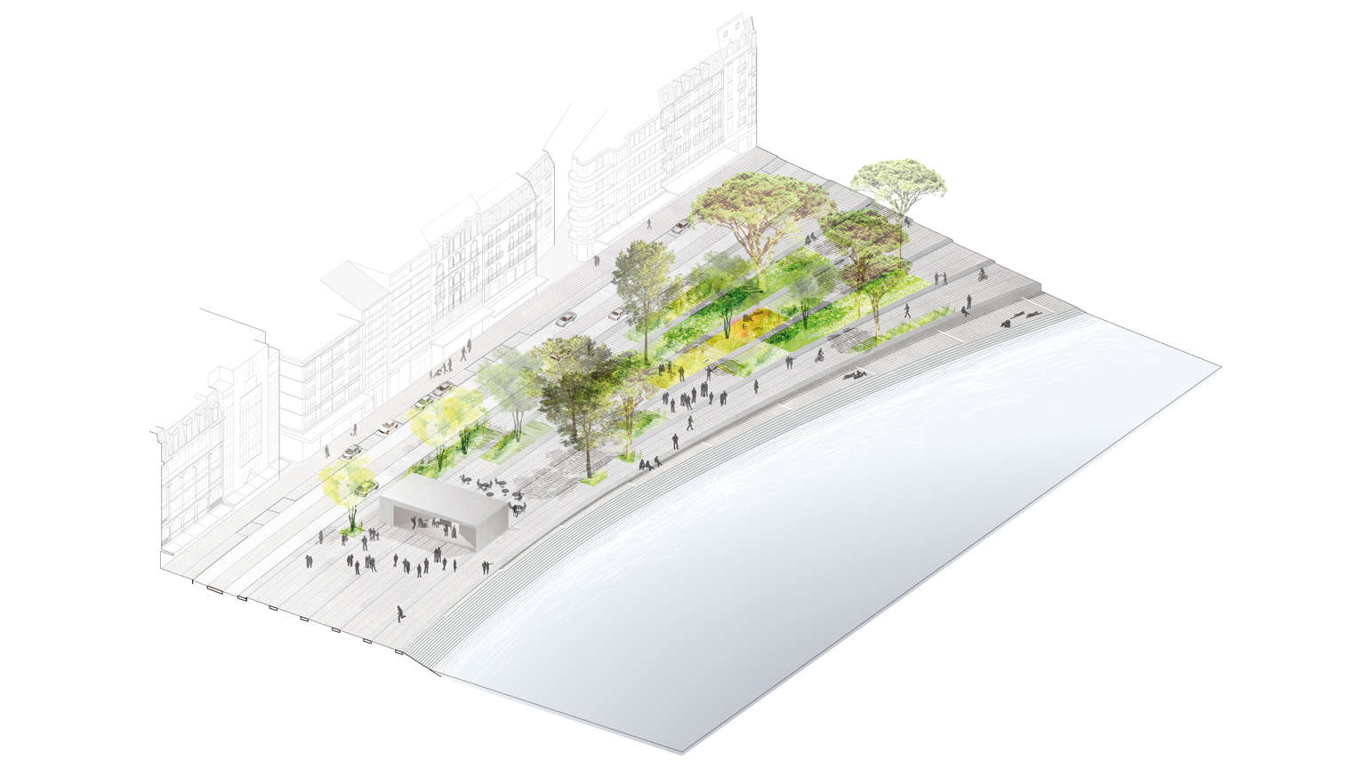 Requalification des jardins de la Rouvenaz