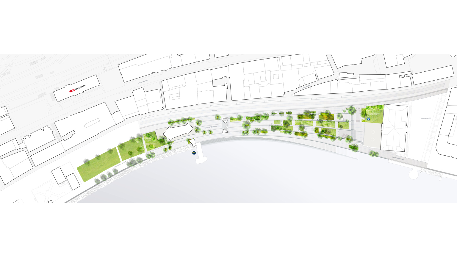 Requalification des jardins de la Rouvenaz