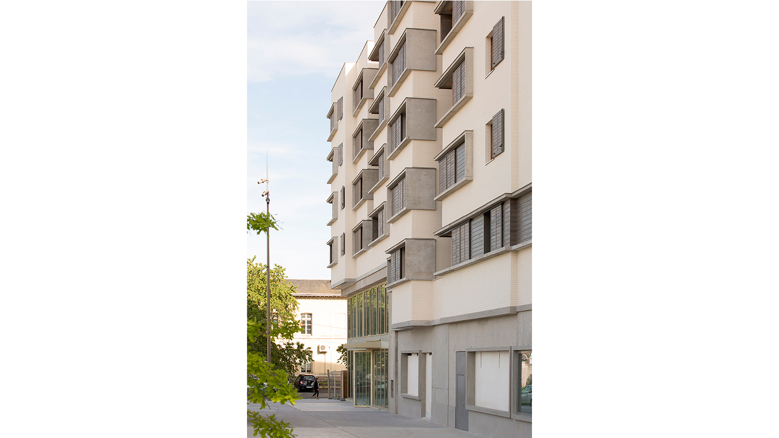 Zac des Sorbiers, 104 logements et une médiathèque
