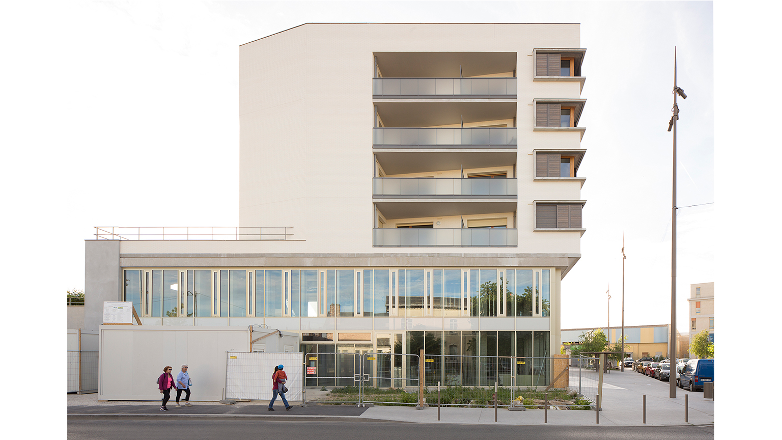 Zac des Sorbiers, 104 logements et une médiathèque