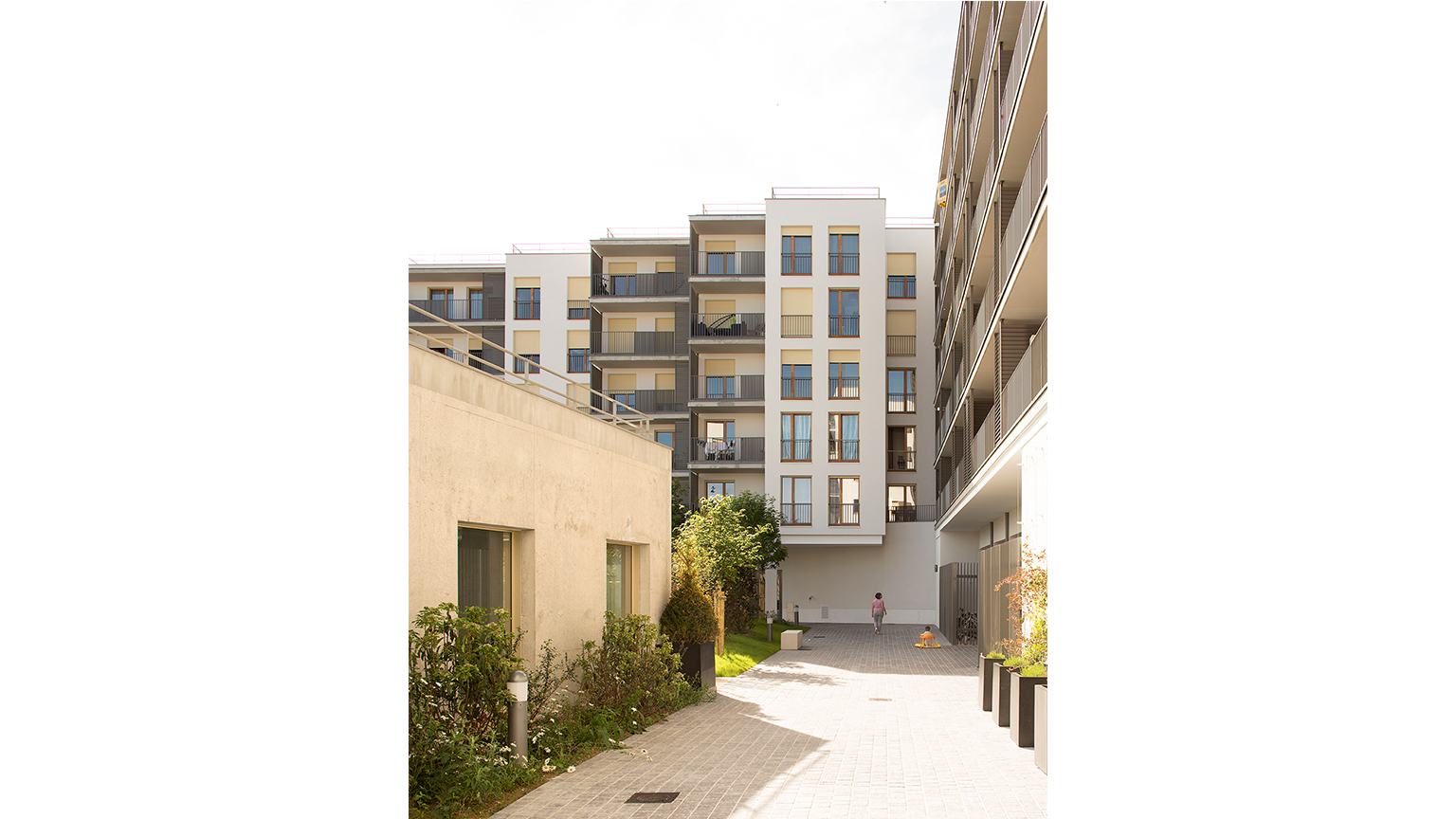 Zac des Sorbiers, 104 logements et une médiathèque