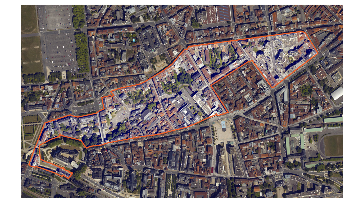 Le quartier du Hédas à Pau