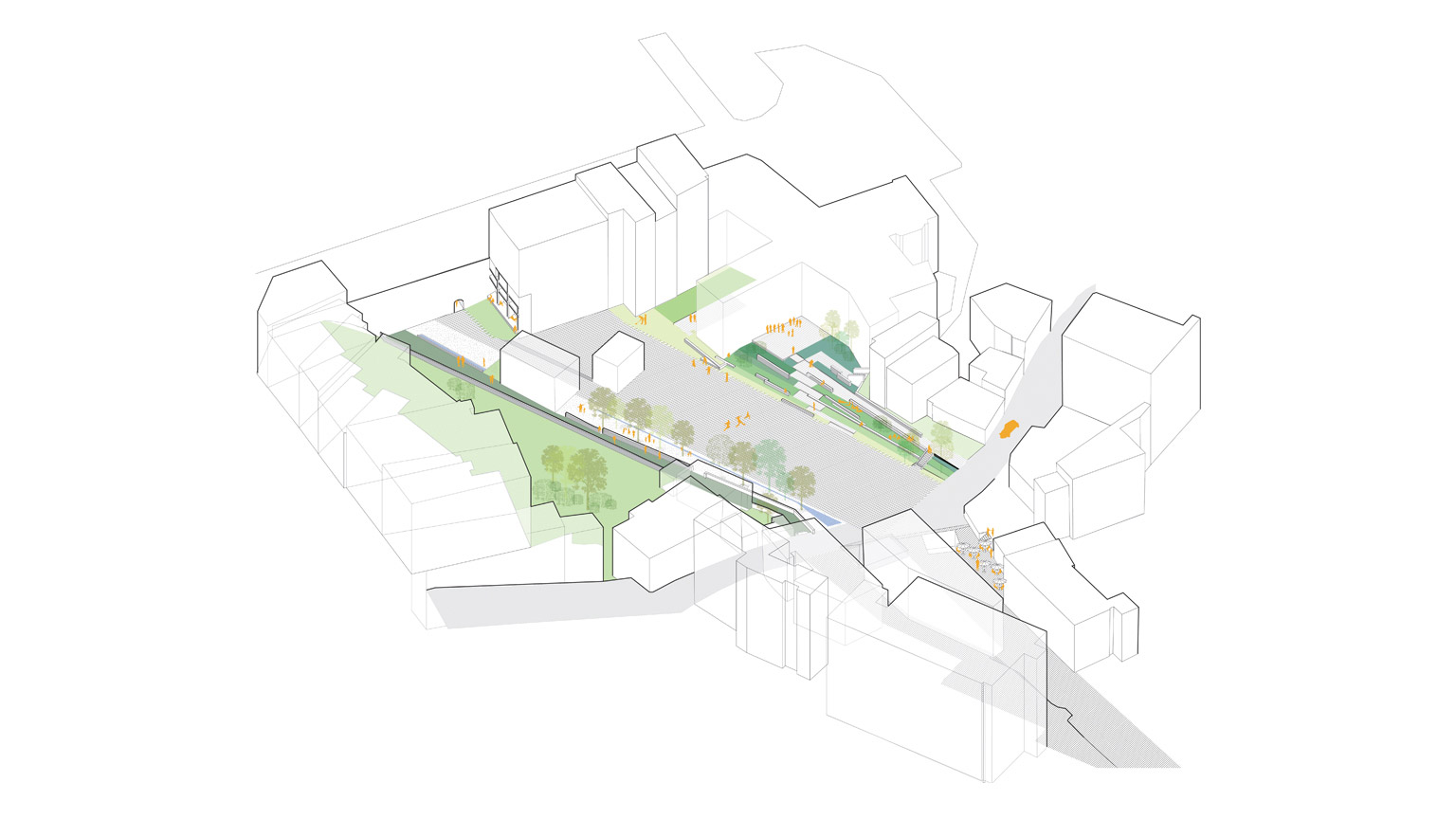 Le quartier du Hédas à Pau