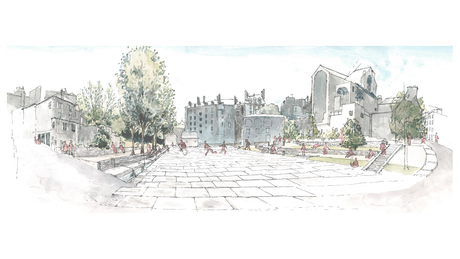 Le quartier du Hédas à Pau