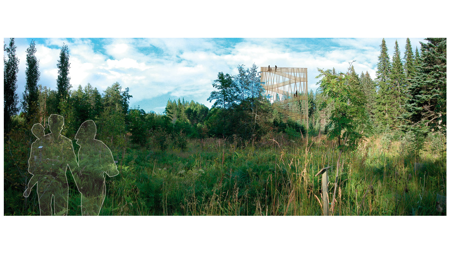 Tour d’observation, arboretum de Punkaharju