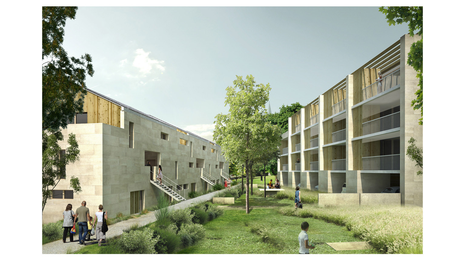 76 logements Vallon de la Viol à Saint Denis lès bourg