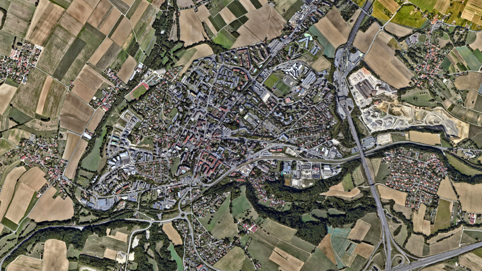 Obras lauréat de l’étude de programmation urbaine sur le centre-ville de Saint-Julien en Genevois (74)